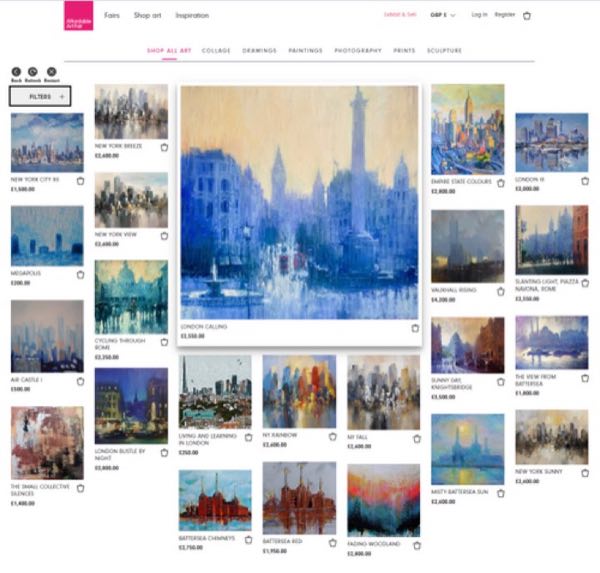 Affordable Art Fair site